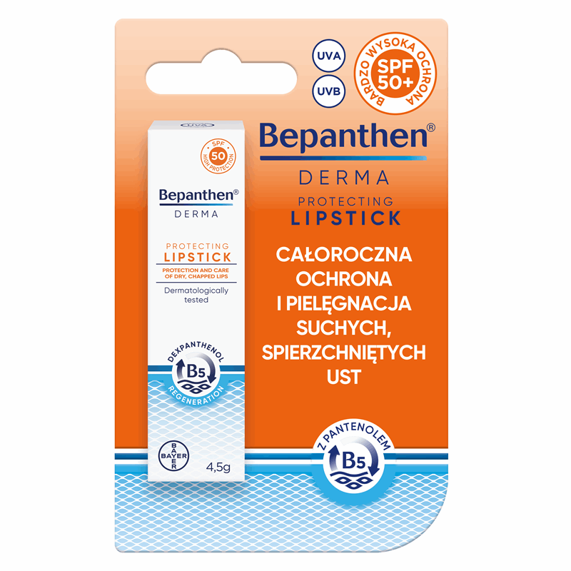 Bepanthen Derma Protecting Lipstick pomadka do ust, 4,5 g