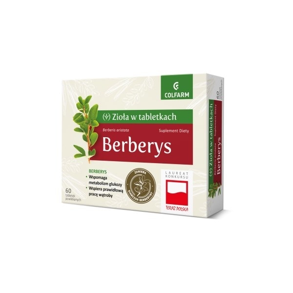 Colfarm Berberys tabletki powlekane, 60 szt.