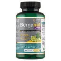 Bergamil Forte kapsułki na prawidłowy cholesterol i poziom glukozy, 90 szt.
