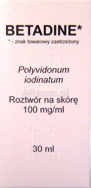 Betadine płyn 10% 30 ml IMPORT RÓWNOLEGŁY