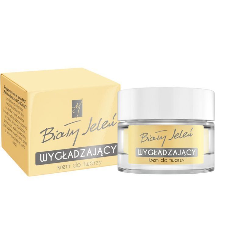 Biały Jeleń krem do twarzy wygładzający cera sucha i wrażliwa, 50 ml