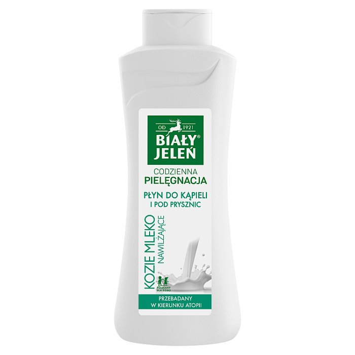 Biały Jeleń płyn do kąpieli kozie mleko, 750 ml