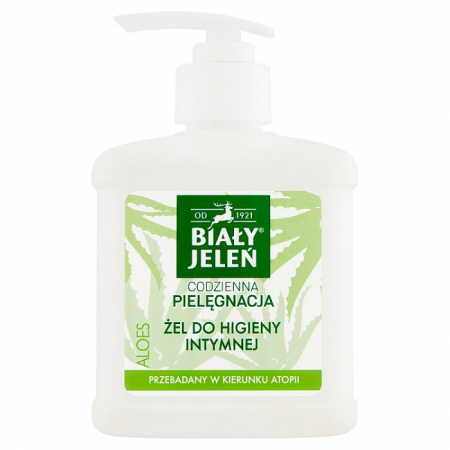BIAŁY JELEŃ żel do higieny intymnej z aloesem 500 ml