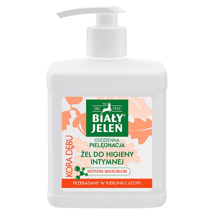 Biały Jeleń żel do higieny intymnej z korą dębu, 500 ml