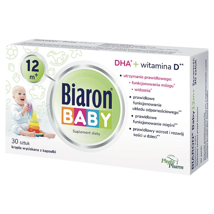 Biaron Baby 12m+ kaps twist-off 30 szt