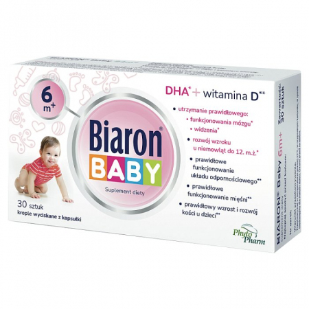 Biaron Baby 6m+ kaps twist-off 30 szt