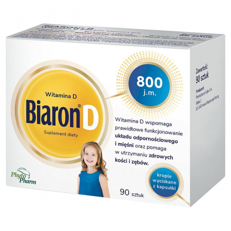 Biaron D 800 j.m. 90 kapsułek twist-off