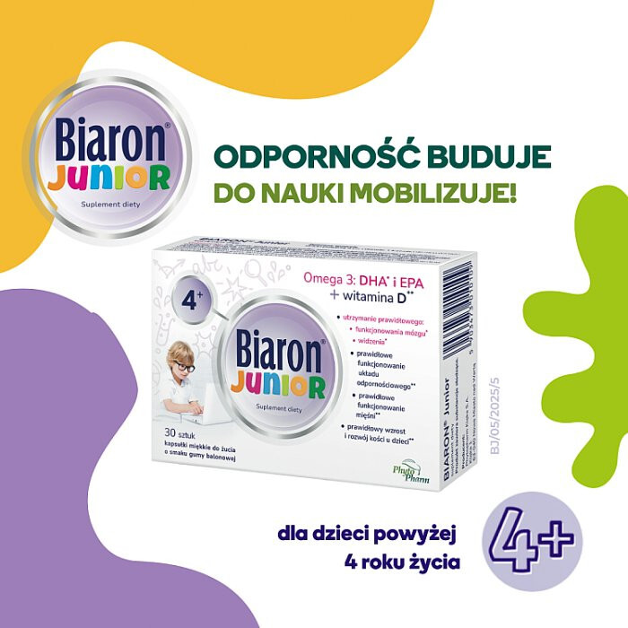 Biaron Junior kaps miękkie do żucia 30 szt.