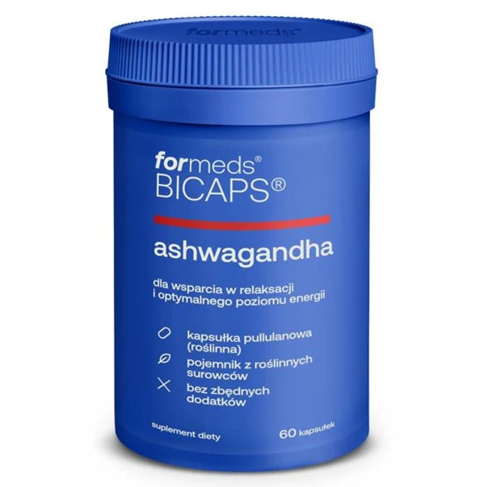 Bicaps Ashwagandha kapsułki 10% witanolidów, 60 szt.