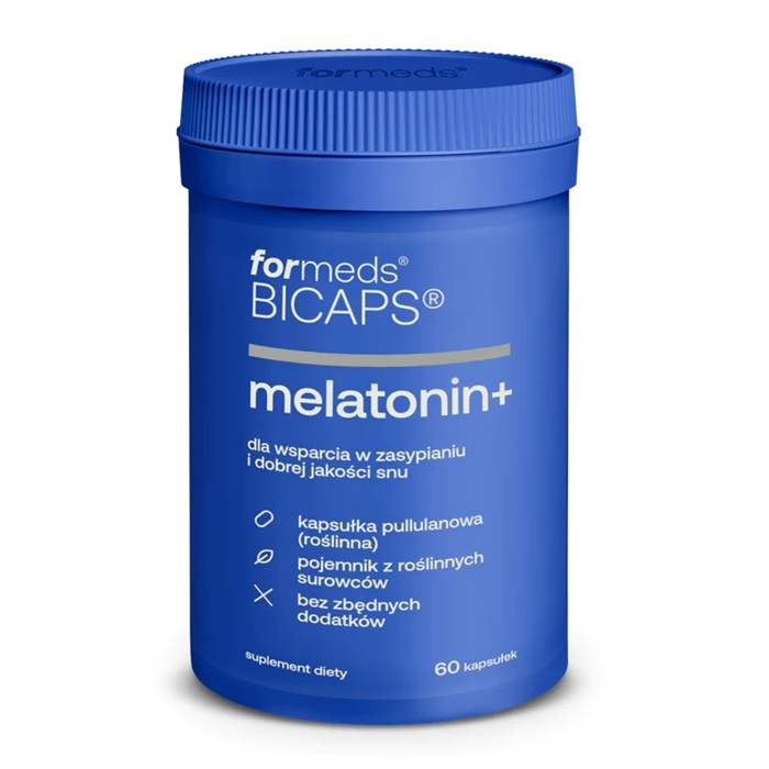 Bicaps Melatonin+ kapsułki z melatoniną ForMeds, 60 szt.