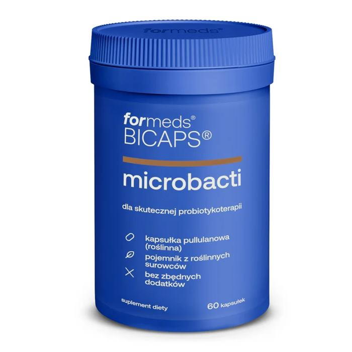 Bicaps Microbacti probiotyk kapsułki ForMeds, 60 szt.