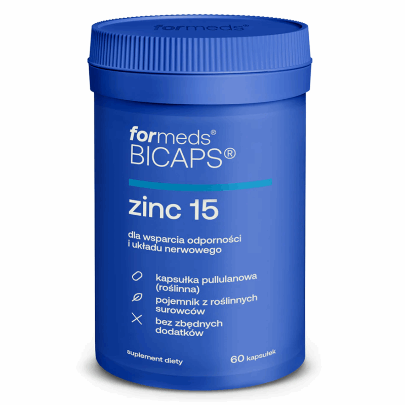 Bicaps Zinc 15 kapsułki, 60 szt.