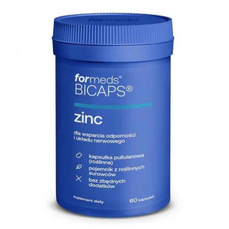 Bicaps Zinc kapsuki z cynkiem ForMeds, 60 szt.