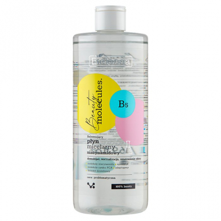 BIELENDA BEAUTY MOLECULES Balansujący niacynamidowy płyn micelarny 500 ml