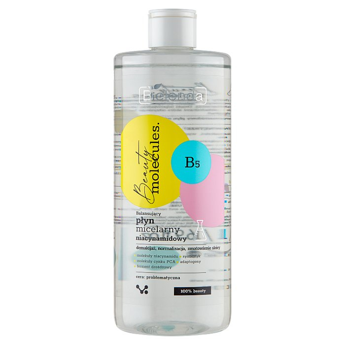 BIELENDA BEAUTY MOLECULES Balansujący niacynamidowy płyn micelarny 500 ml