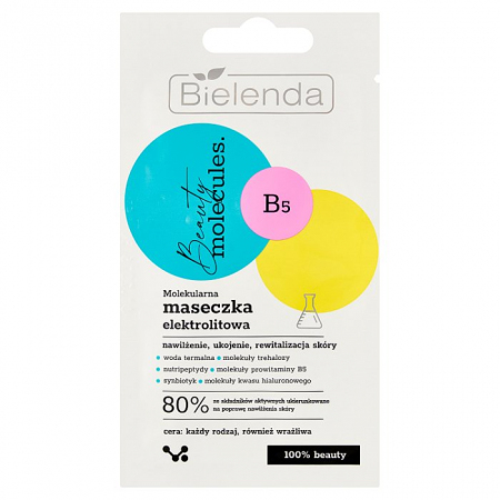 BIELENDA BEAUTY MOLECULES Molekularna maseczka elektrolitowa 8 g