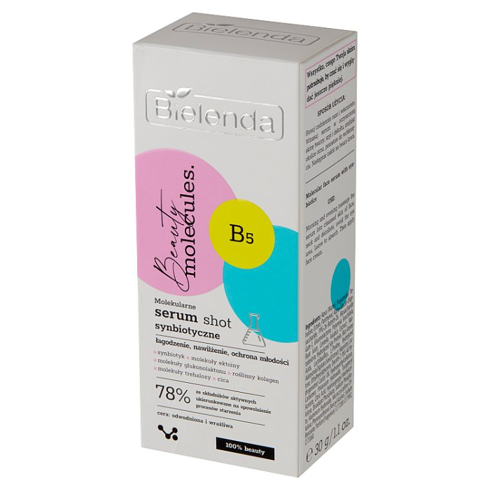 BIELENDA BEAUTY MOLECULES Molekularne serum shot synbiotyczne 30 g