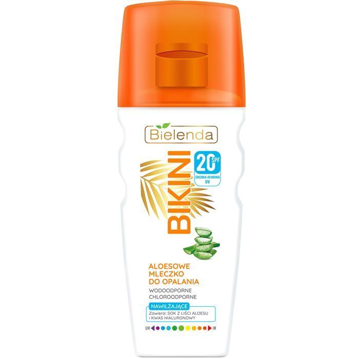 BIELENDA BIKINI Aloesowe mleczko do opalania SPF20 200ml