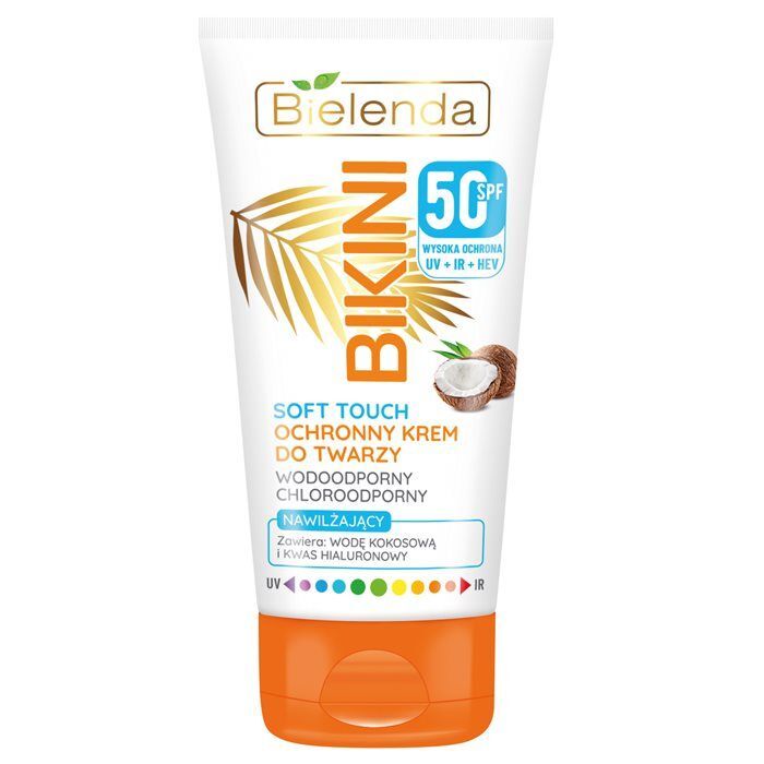 BIELENDA BIKINI  SOFT TOUCH Ochronny krem do twarzy SPF50, 50ml