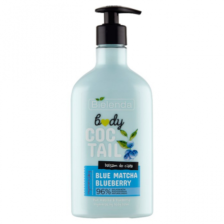 BIELENDA BODY COCTAIL Regenerujący balsam do ciała BLUE MATCHA + BLUEBERRY 400 ml