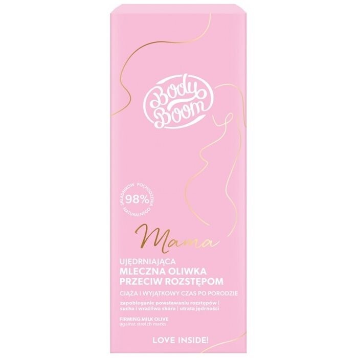 BIELENDA BodyBoom MAMA Ujędrniająca mleczka oliwka przeciw rozstępom 90 g