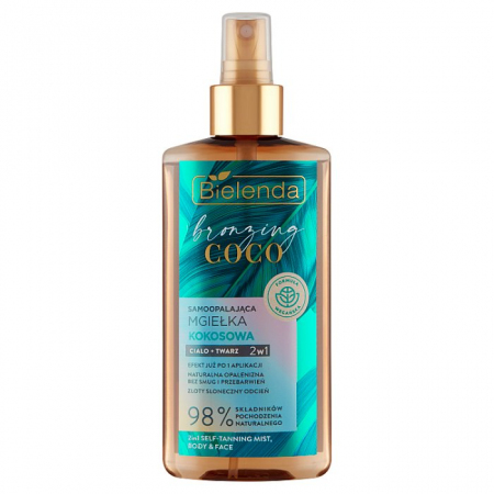 BIELENDA Bonzing Coco Samoopalająca mgiełka kokosowa 150 ml