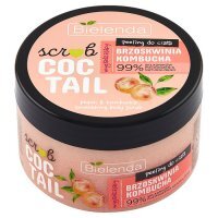 Bielenda Cocktail Scrub peeling do ciała brzoskwinia + kombucha, 350 g