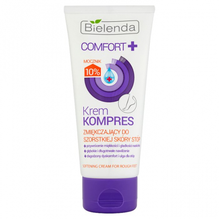 Bielenda Comfort+ krem-kompres zmiękczający szorstką skórę stóp, 100 ml