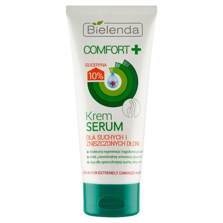 BIELENDA COMFORT+ Krem SERUM dla ekstremalnie zniszczonych dłoni 75 ml