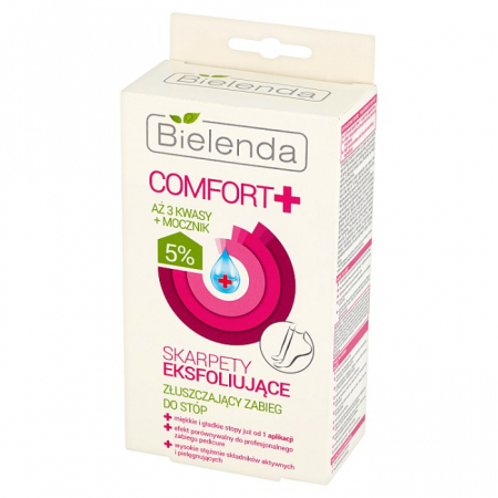 BIELENDA Comfort + Skarpety eksfoliujące do stóp 2 szt.
