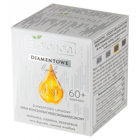 BIELENDA DIAMENTOWE LIPIDY Krem - koncentrat przeciwzmarszczkowy 60+ 50 ml