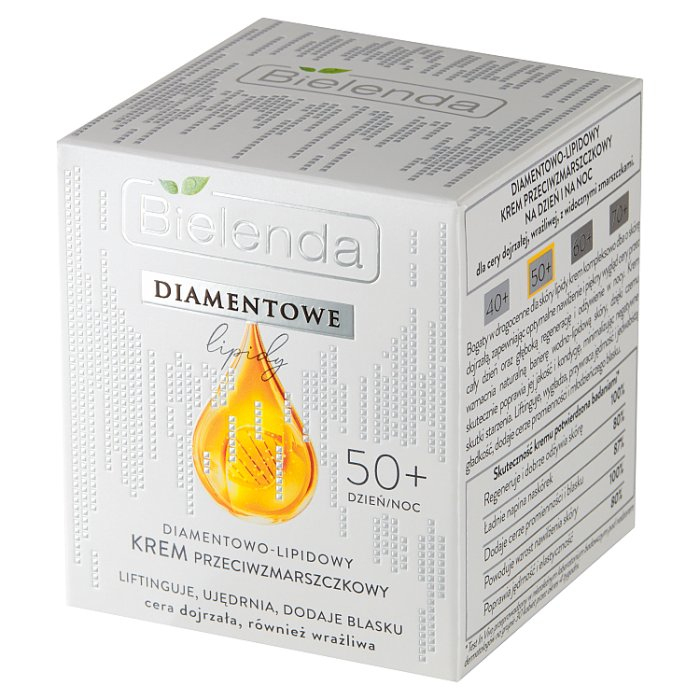 BIELENDA DIAMENTOWE LIPIDY Krem przeciwzmarszczkowy 50+ 50 ml