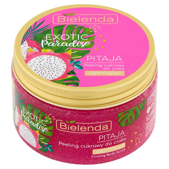 BIELENDA EXOTIC PARADISE Peeling cukrowy do ciała, ujędrniający PITAJA 350 g
