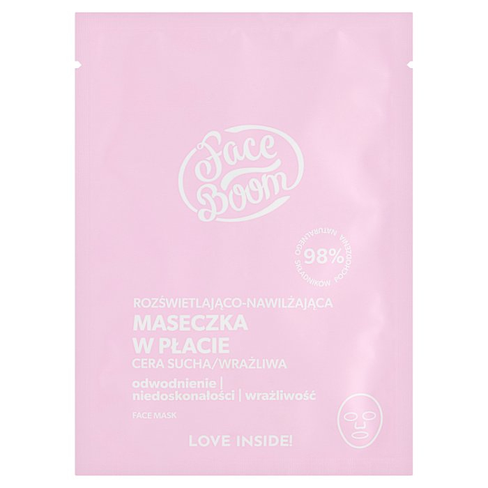 Bielenda Face Boom maseczka w płacie, 1 szt