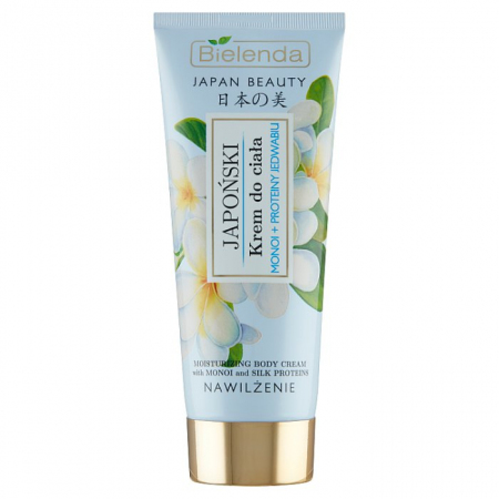BIELENDA JAPAN BEAUTY Japoński krem do ciała Monoi + Proteiny Jedwabiu 200 ml