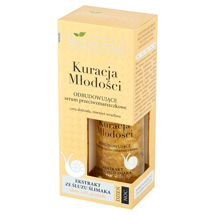 BIELENDA KURACJA MŁODOŚCI Odbudowujące serum przeciwzmarszczkowe dzień/ noc 30 ml