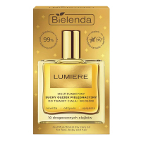 Bielenda Lumiere Multifunkcyjny suchy olejek pielęgnacyjny do twarzy, ciała i włosów, 50 ml