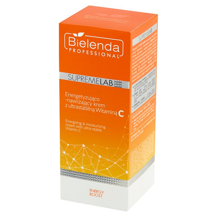 Bielenda Professional Supremelab krem energetyzująco-nawilżający z wit. C, 50 ml