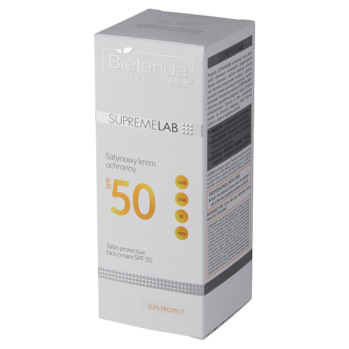 Bielenda Professional Supremelab satynowy krem ochronny SPF50, 50 ml