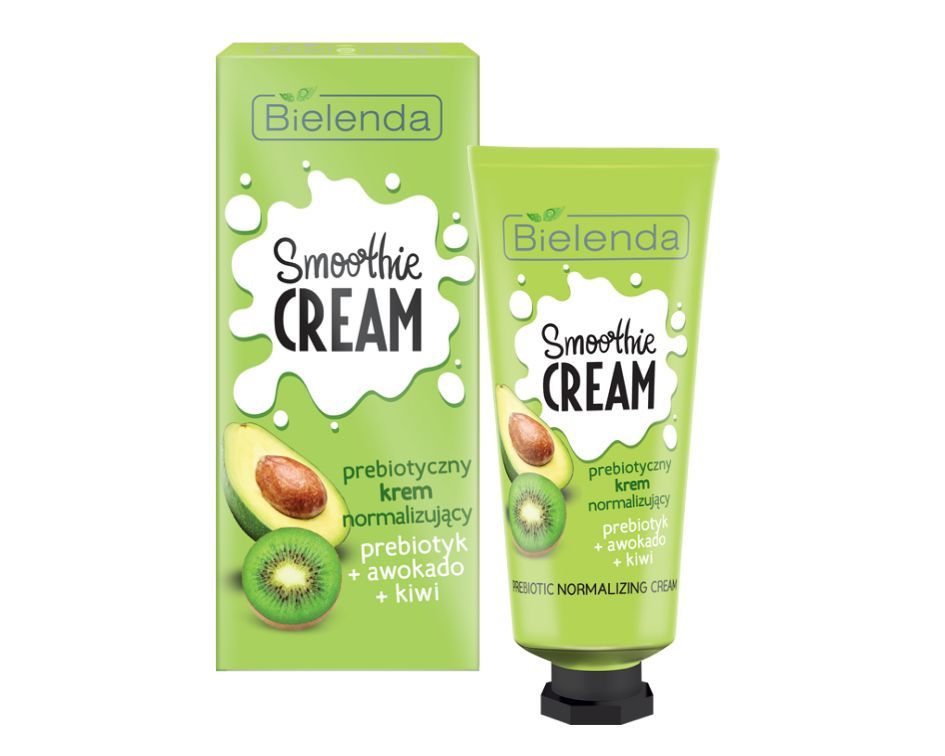BIELENDA SMOOTHIE CREAM Prebiotyczny krem normalizujący prebiotyk + awokado + kiwi 50 ml