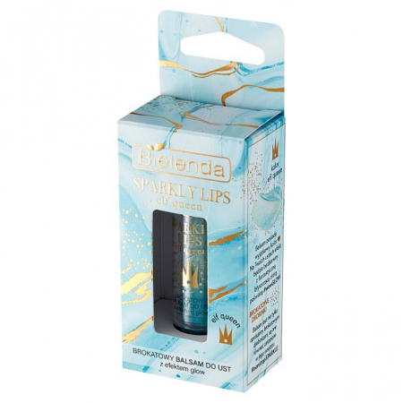 BIELENDA Sparkly Lips Brokatowy balsam do ust ELF QUEEN