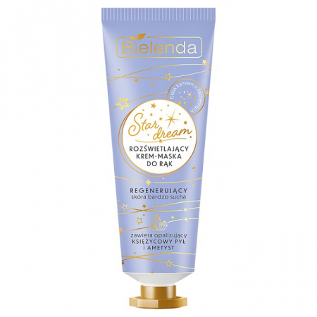 BIELENDA Star Dream Rozświetlający krem-maska do rąk, REGENERUJĄCY 50 ml