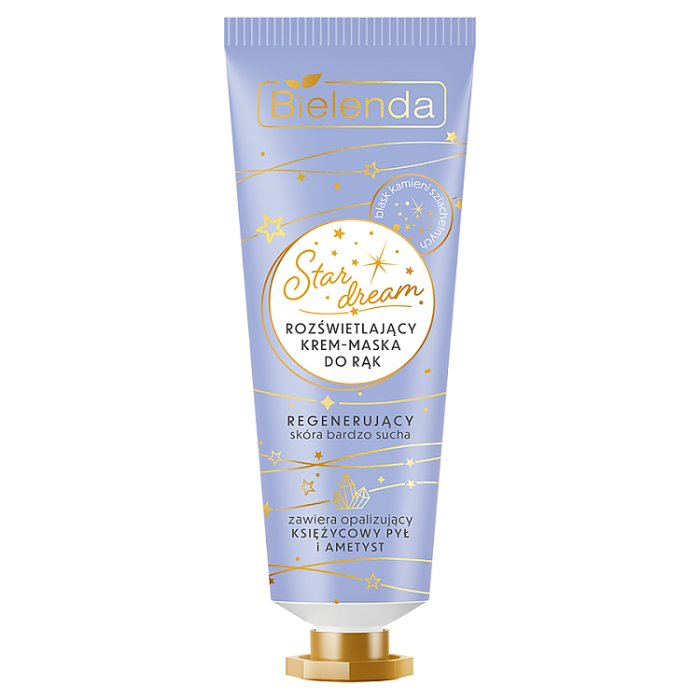 BIELENDA Star Dream Rozświetlający krem-maska do rąk, REGENERUJĄCY 50 ml
