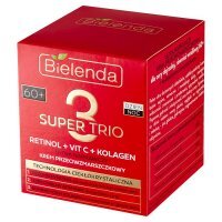 Bielenda Super Trio 60+ krem przeciwzmarszczkowy do twarzy ultra naprawczy, 50 ml