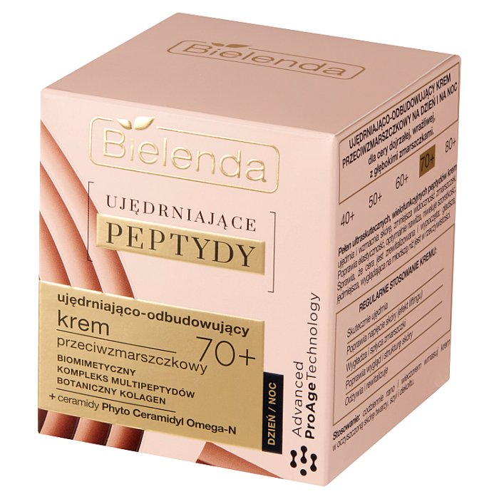 Bielenda Ujędrniające Peptydy krem ujędrniająco-odbudowujący 70+, 50 ml