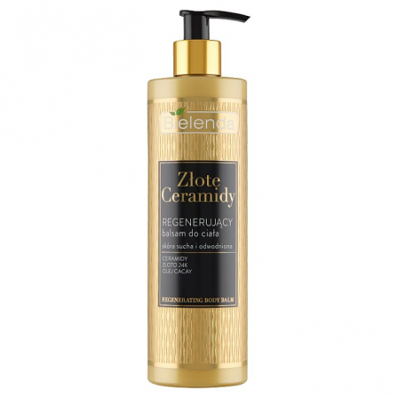 BIELENDA ZŁOTE CERAMIDY Regenerujący balsam do ciała, 400 ml