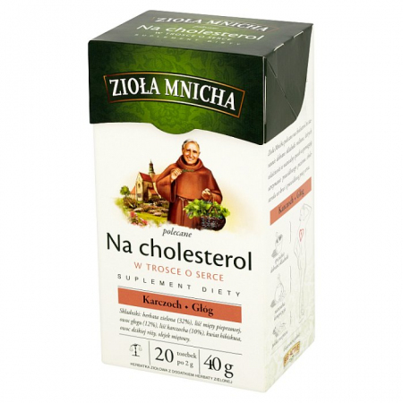 BIG-ACTIVE ZIOŁA MNICHA Polecane na cholesterol FIX 20 sasz.