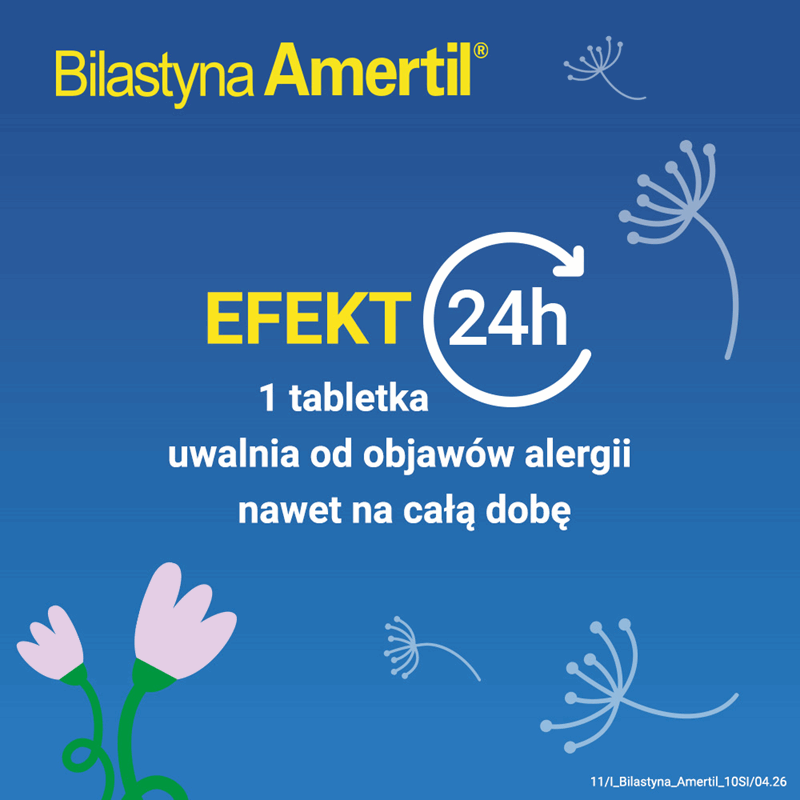 Bilastyna Amertil 20 mg tabletki, 20 szt.