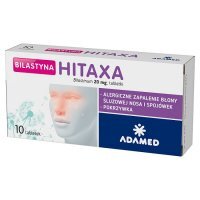 Bilastyna Hitaxa 20 mg tabletki przeciwalergiczne, 10 szt.