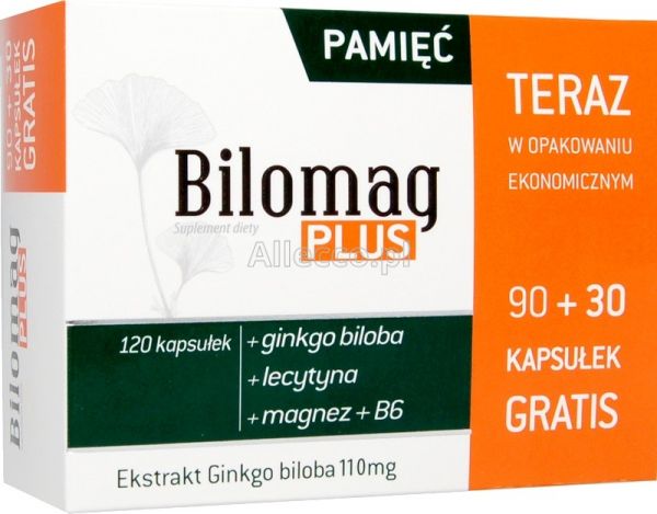 Bilomag Plus kapsułki, 120 szt.